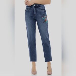 Sam Edelman Women's High-Waisted Straight-Leg Mary Jane Jeans, Size 8/29